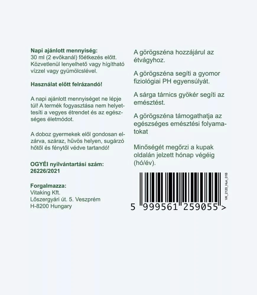 Vitaking - Vitaking Appetito Plus Yrttisiirappi 200 ml - Image 3