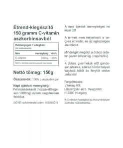 Vitaking - Askorbiinihappojauhe (C-vitamiini) (150 g) - Image 2