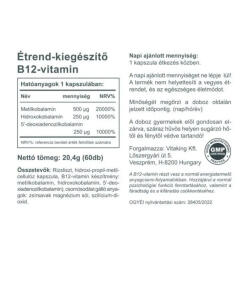 Vitaking - B-12-vitamiini Vege (60 kasviskapselia) - Image 2