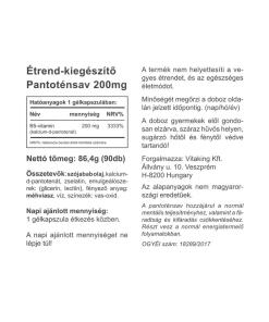 Vitaking - Vitaking B5 Pantoteenihappo 200 mg (90 pehmeää kapselia) - Image 2