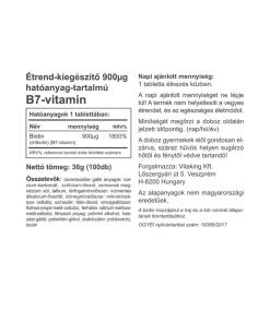Vitaking - Vitaking B7 Biotiini 900 µg (100 tablettia) - Image 2