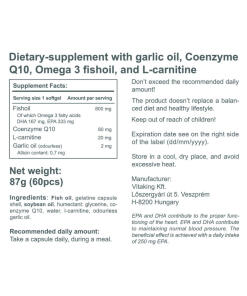 Vitaking - Vitaking Cardiolic® - Sydäntukeva Koostumus (60 Pehmeää Kapselia) - Image 3