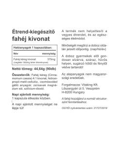 Vitaking - Kaneli 375 mg (90 kapselia) - Image 2