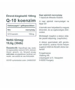 Vitaking - Vitaking Koentsyymi Q10 100 mg (30 pehmeää kapselia) - Image 2