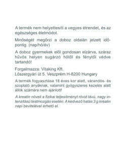 Vitaking - 100% Puhdas Kreatiinijauhe (250 g) - Image 3