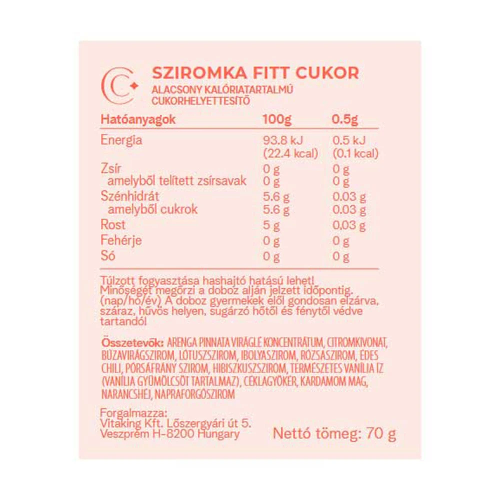 Vitaking - Vitaking Fittcukor - Kasvipohjainen Makeutusaine (70 g) - Image 2