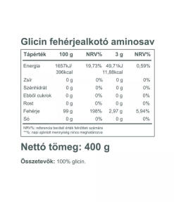 Vitaking - Vitaking Glysiini 100 % puhdasta jauhetta (400 g) - Image 2