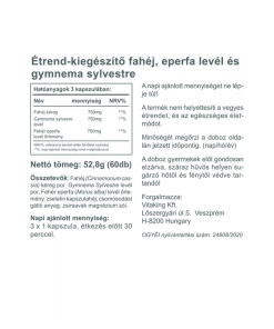 Vitaking - Gymnemax + Mulperimarja ja Kaneli 750 mg (60 kapselia) - Image 2