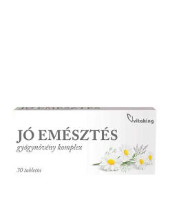Vitaking Jó Emésztés - Herbal Complex For Digestive Support (30 Tablets)