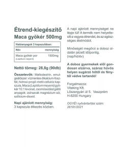 Vitaking - Maca 500 mg (90 kapselia) - Image 2