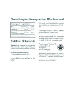 Vitaking - Magnesiumbisglysinaatti + B6-vitamiini (P5P) (60 kapselia) - Image 2