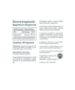 Vitaking - Luomu Magnesium Bisglysinaatti (80 kapselia) - Image 2