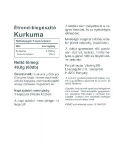 Vitaking - Kurkuma 700 mg (60 kapselia) - Image 2