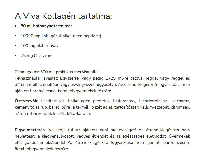 Vitaking - Vitaking VI-Vaha Kollageeni (500 ml) - Image 2