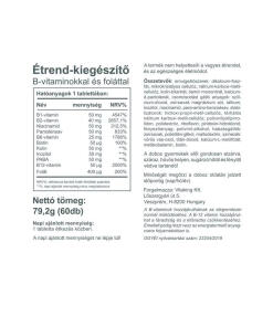 Vitaking - Vitamiini B-50 -kompleksi (60 tablettia) - Image 2