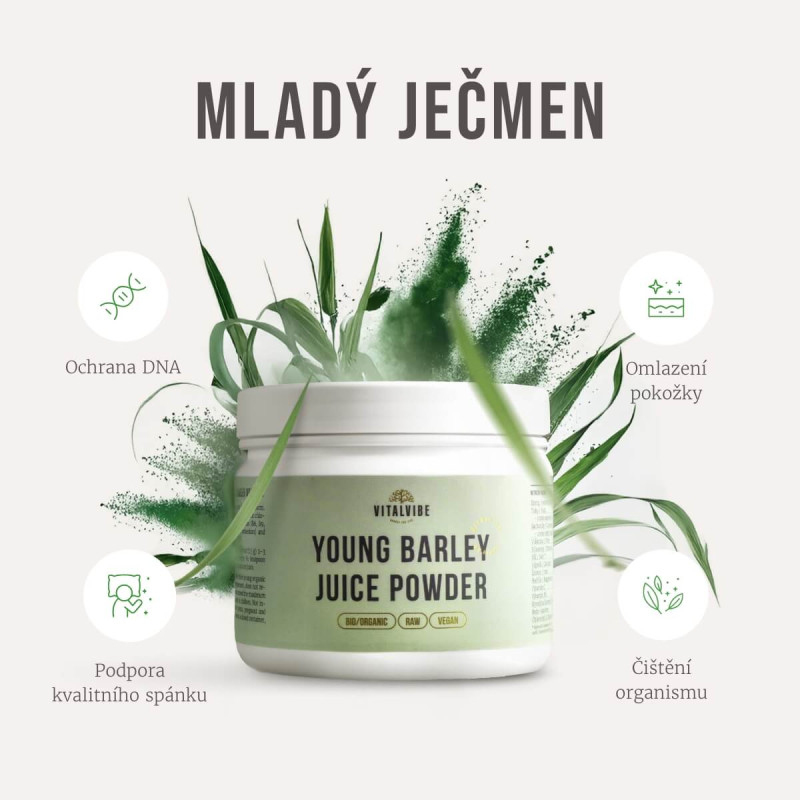 Vitalvibe - 100 % nuoren ohran mehu luomu, jauhe - Image 3
