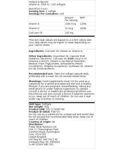 3300 IU - 100 softgels