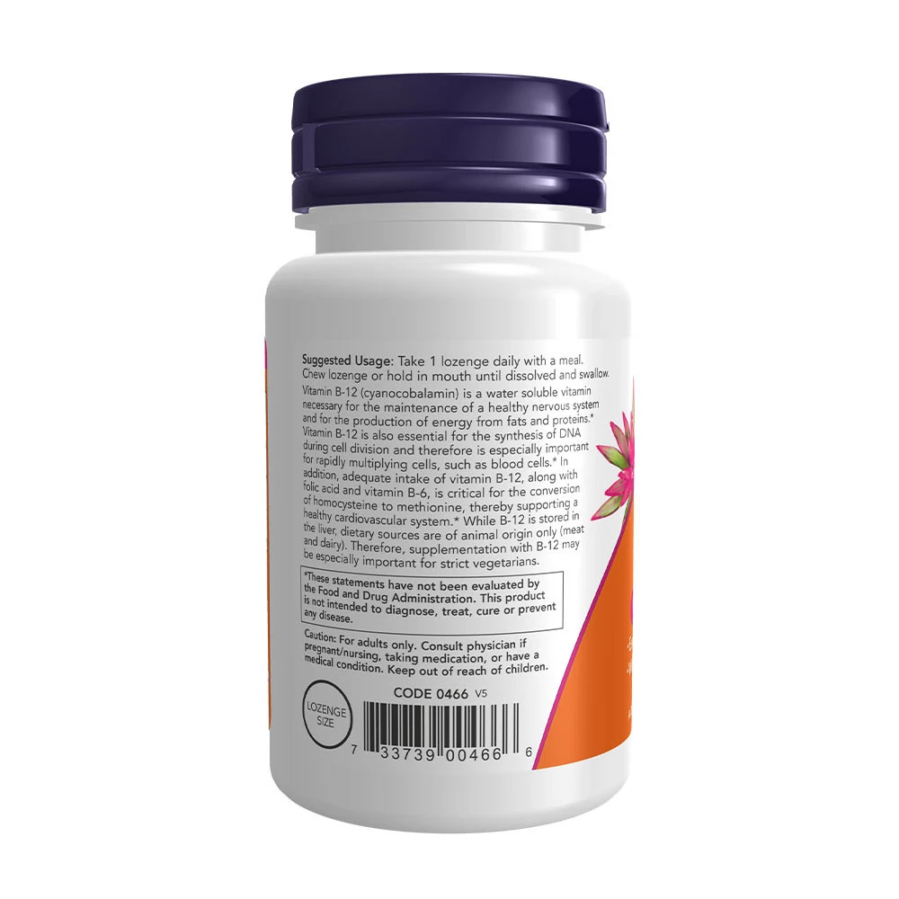 B12-vitamiini, 1000 mcg - 100 purutablettia - Image 3
