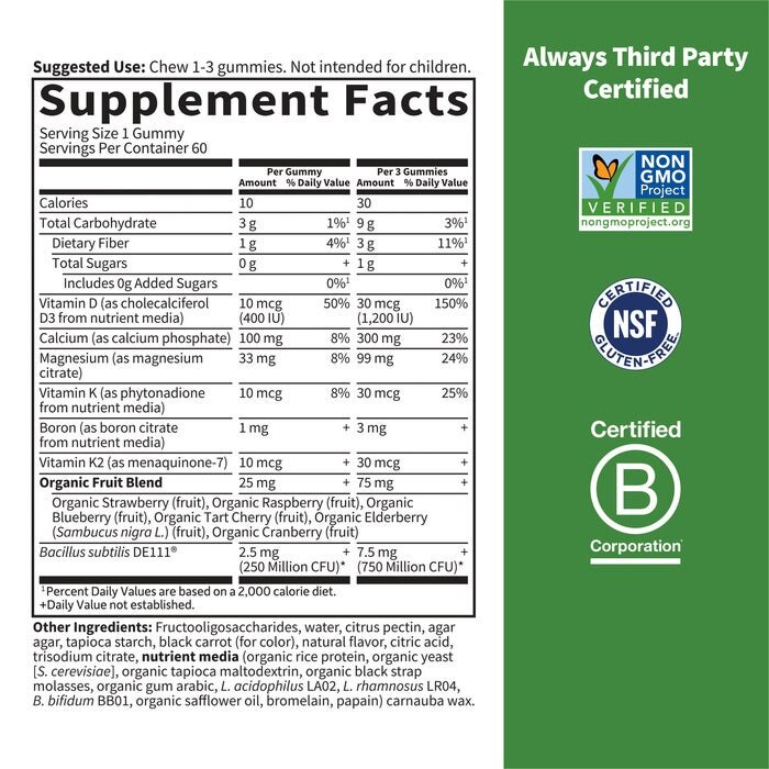 Hindbær - 60 gummies