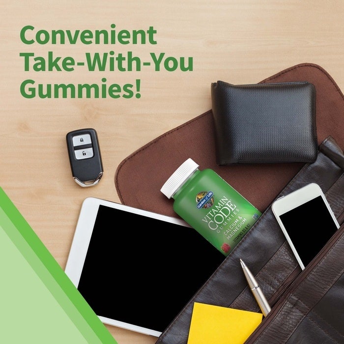 Vitaminikoodi Kalsium & Magnesium -geelipalat, Vadelma - 60 geelipalaa - Image 6