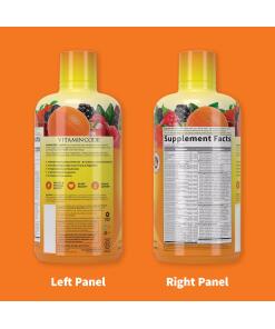 Vitaminikoodi nestemäinen monivitamiini, appelsiini mango - 900 ml - Image 3