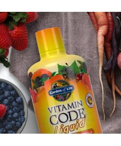 Vitaminikoodi nestemäinen monivitamiini, appelsiini mango - 900 ml - Image 10