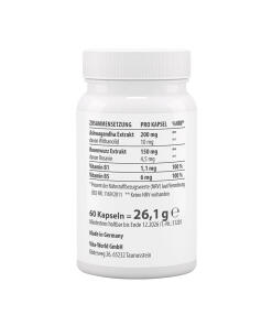 Vitaworld - Ashwagandha-Ruusujuuri-kompleksi (60 kapselia) - Image 2