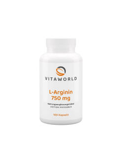 Vitaworld L-arginine 750 mg (100 Capsules)