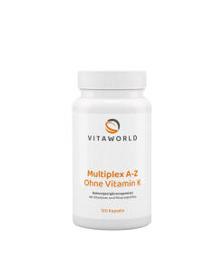 Vitaworld Multiplex A-Z Without Vitamin K (120 Capsules)
