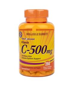 c-vitamin med tidsbegrænset frigivelse med bioflavonoider