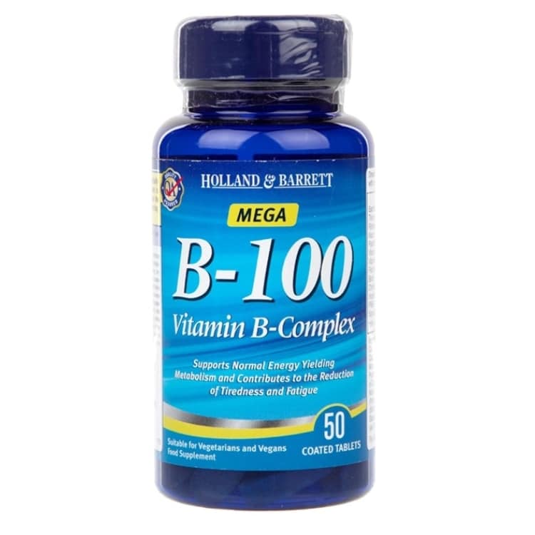 Mega B-100 vitamiinikompleksi - 50 kapselia