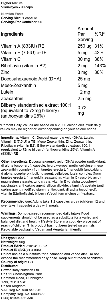 Visuaaliset silmät - 90 kapselia - Image 2