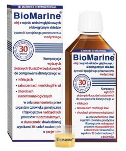 MARINEX BioMarine olej z wątrób rekinów głębinowych o biologicznym składzie (100 ml)