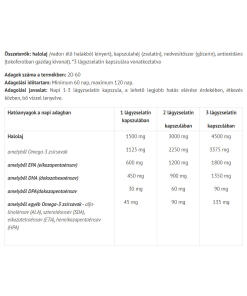 Natur Tanya Mega Omega-3 - Villin kalan öljy (60 pehmeää kapselia) - Image 2