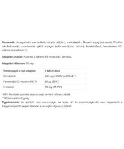 Natur Tanya - Luomu D3 + K2-vitamiini (100 tablettia) - Image 2