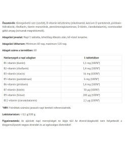 Natur Tanya - Vegaaninen B-vitamiinikompleksi (60 tablettia) - Image 2