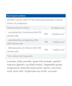 Natural Factors - Natural Factors Acidophilus & Bifidus Tuplavahvuus (180 kapselia) - Image 2