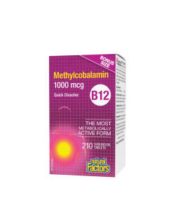 Natural Factors B12 Methylcobalamin 1