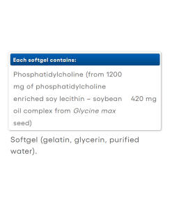 Natural Factors - Fosfatidyylikoliini 420 mg (90 pehmeää kapselia) - Image 2