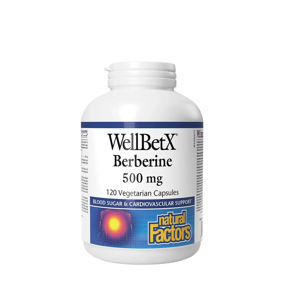 Natural Factors - WellBetX Berberiini 500 mg (120 kapselia)