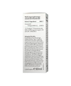 Nature Love - D3-vitamiini 5000 IU (30 ml) - Image 2