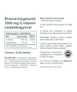 Vitaking - Vitaking C-1000 mg, jossa 25 mg ruusunmarjaa (30 tablettia) - Image 2
