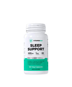 Vitamin360 Sleep Support with Melatonin (60 Veg Capsules)